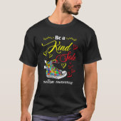 Seien Sie ein netter Mann Autismus Bewusstsein Puz T-Shirt (Vorderseite)