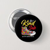 Seien Sie ein nettes Autismus-Bewusstsein Monat Sc Button (Vorne & Hinten)