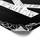 Seien Sie ein nettes Chalkboard Poster (Ecke)