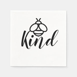 Seien Sie ein niedliches Bienendesign Serviette