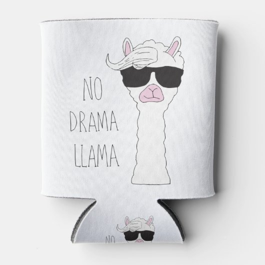 Seien Sie ein No Drama Llama Art Cartoon Llama Art Dosenkühler (Vorderseite)