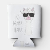 Seien Sie ein No Drama Llama Art Cartoon Llama Art Dosenkühler (Rückseite)