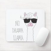 Seien Sie ein No Drama Llama Art Cartoon Mousepad (Mit Mouse)
