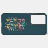 Seien Sie ein positiver Anführungsfall Samsung Galaxy Hülle (Linke Seite)