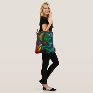 Seien Sie ein positiver Schmetterling Tasche