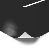 Seien Sie ein positives Glossy Poster - Moderne Mo (Ecke)