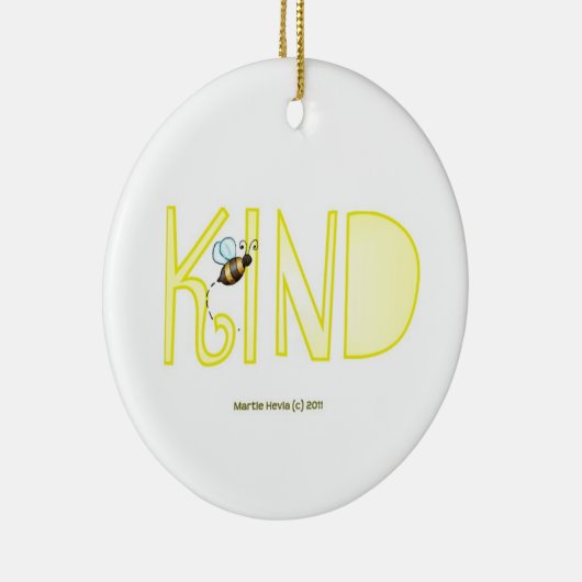 Seien Sie - ein positives Wort nett Keramikornament (Rechts)