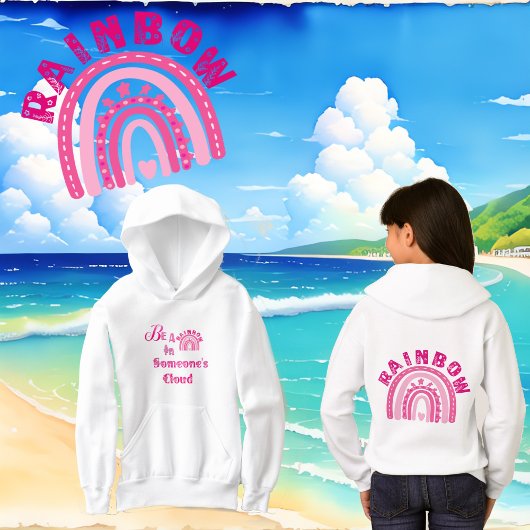 Seien Sie ein Regenbogen in jemandes Cloud-Klassen Hoodie