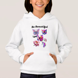 Seien Sie ein schönes Schmetterlingsschiff Hoodie