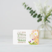 Seien Sie ein Segen für heute Sprichwörter 11:25 Visitenkarte (Stehend Vorderseite)