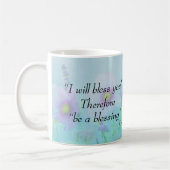 Seien Sie ein Segen, Genesis 12 Kaffeetasse (Links)