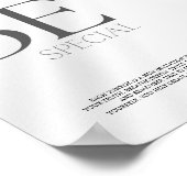 Seien Sie ein Sonderposter für selbstständige Lieb Poster (Ecke)