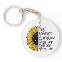 Seien Sie ein Sonnenschein, wenn der Himmel grau i