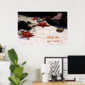 Seien Sie ein Stern in der Galerie Poster (Heimbüro)