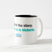 Seien Sie ein Teil der Zweifarbige Tasse (VorderseiteRechts)