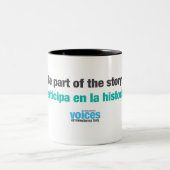 Seien Sie ein Teil der Zweifarbige Tasse (Mittel)