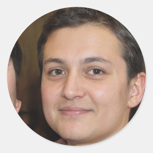 Seien Sie ein Trailblazer Runder Aufkleber (Vorderseite)