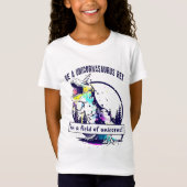 Seien Sie ein Unicornasaurus Rex in einer Welt von T-Shirt (Vorderseite)