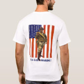 "SEIEN Sie ein US-MARINE" - USMC-T - Shirt (Rückseite)