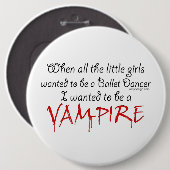 Seien Sie ein Vampirangebot Button (Vorne & Hinten)
