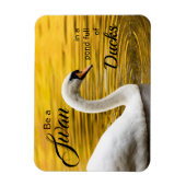 Seien Sie ein wunderschönes inspirierendes Zitat Magnet (Vertikal)