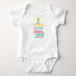 Seien Sie eine Ananas Baby Strampler