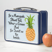 Seien Sie eine Ananas-Brotdose Metall Lunch Box (Beispiel)