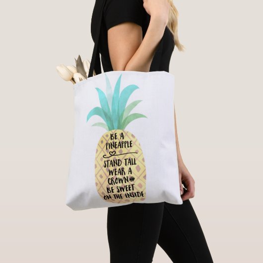 Seien Sie eine Ananas-Zitat-umschaltbare Tasche (Von Nahem)