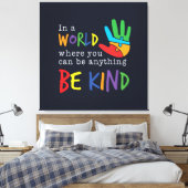 Seien Sie eine Art Autismus Bewusstsein Puzzle Han Leinwanddruck (Insitu (Schlafzimmer))