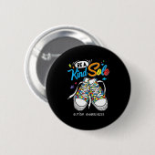 Seien Sie eine Art Autismus Bewusstsein Puzzle Sch Button (Vorne & Hinten)