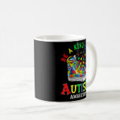Seien Sie eine Art Autismus Bewusstsein Puzzle Sch Kaffeetasse (VorderseiteRechts)