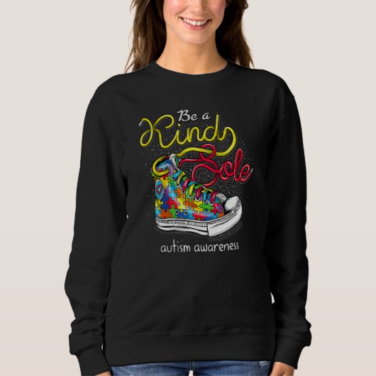 Seien Sie eine Art Autismus Bewusstsein Puzzle Sch Sweatshirt (Vorderseite)