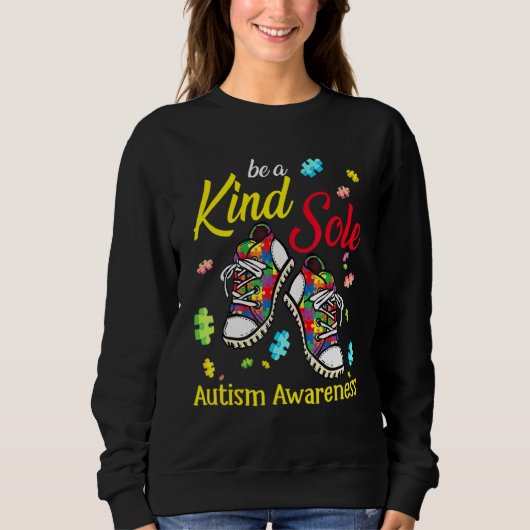 Seien Sie eine Art Autismus Bewusstsein Puzzle Sch Sweatshirt (Vorderseite)