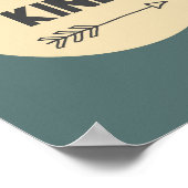 Seien Sie eine Art Inspiration - Kinderzimmer Art Poster (Ecke)