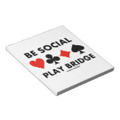 Seien Sie eine Brücke zum sozialen Spiel (vier Car Notizblock (angewinkelt)