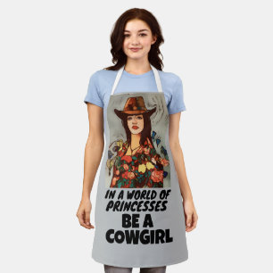 SEIEN SIE EINE COWGIRL LADIES KÜCHE SCHÜRZE