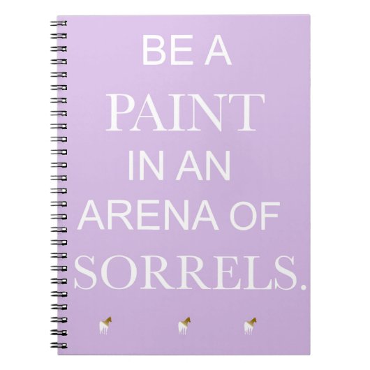 Seien Sie eine Farbe in einer Arena des Notizblock (Vorderseite)