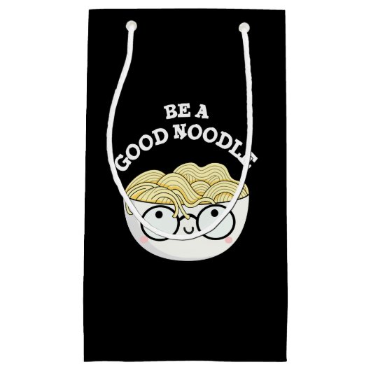 Seien Sie eine gute Noodle Funny Bowl of Noodle Pu Kleine Geschenktüte (Vorderseite)