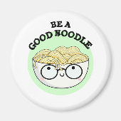 Seien Sie eine gute Noodle Funny Bowl of Noodle Pu Magnet (Vorne)