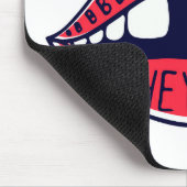 Seien Sie eine Lady, die sie Lippen sagten Mousepad (Ecke)
