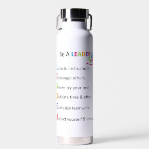 Seien Sie eine LEADER-Flasche Trinkflasche