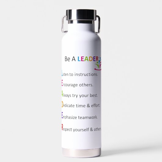 Seien Sie eine LEADER-Flasche Trinkflasche (Vorne)