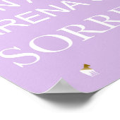 Seien Sie eine Malerei in einer Arena von Sorrels  Poster (Ecke)