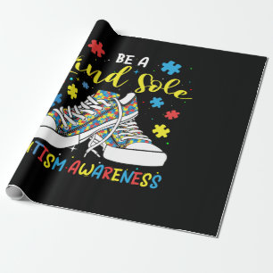 Seien Sie eine nette Autismus-Bewusstsein Trendy P Geschenkpapier
