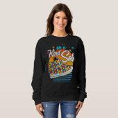 Seien Sie eine nette Einzel Autismus Bewusstsein V Sweatshirt (Vorne ganz)