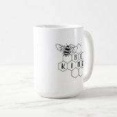 Seien Sie eine nette Hummel Kaffeetasse (VorderseiteRechts)