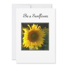 Seien Sie eine Sonnenblume - Inspiration für eine