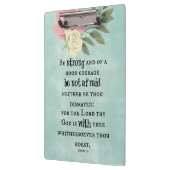 Seien Sie eine starke Bibelverse Klemmbrett (Links)