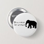 Seien Sie eine Stimme Button (Vorne & Hinten)