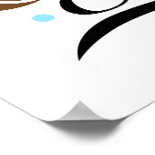 Seien Sie eine Stimme Inspiration Word Art Poster (Ecke)